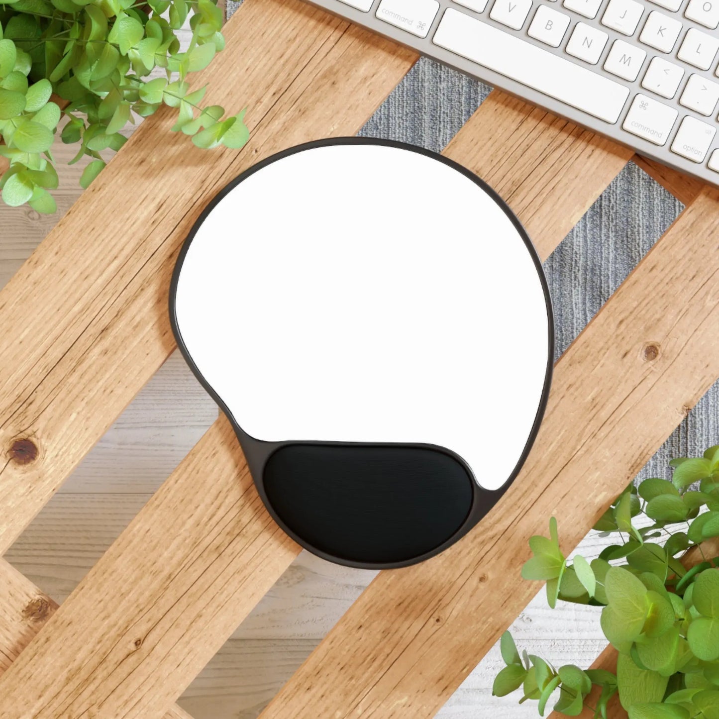 Ergonomic Mouse Pad with Memory Foam Wrist Rest — Anti-Slip Computer Desk Pad - אלרון פרינט