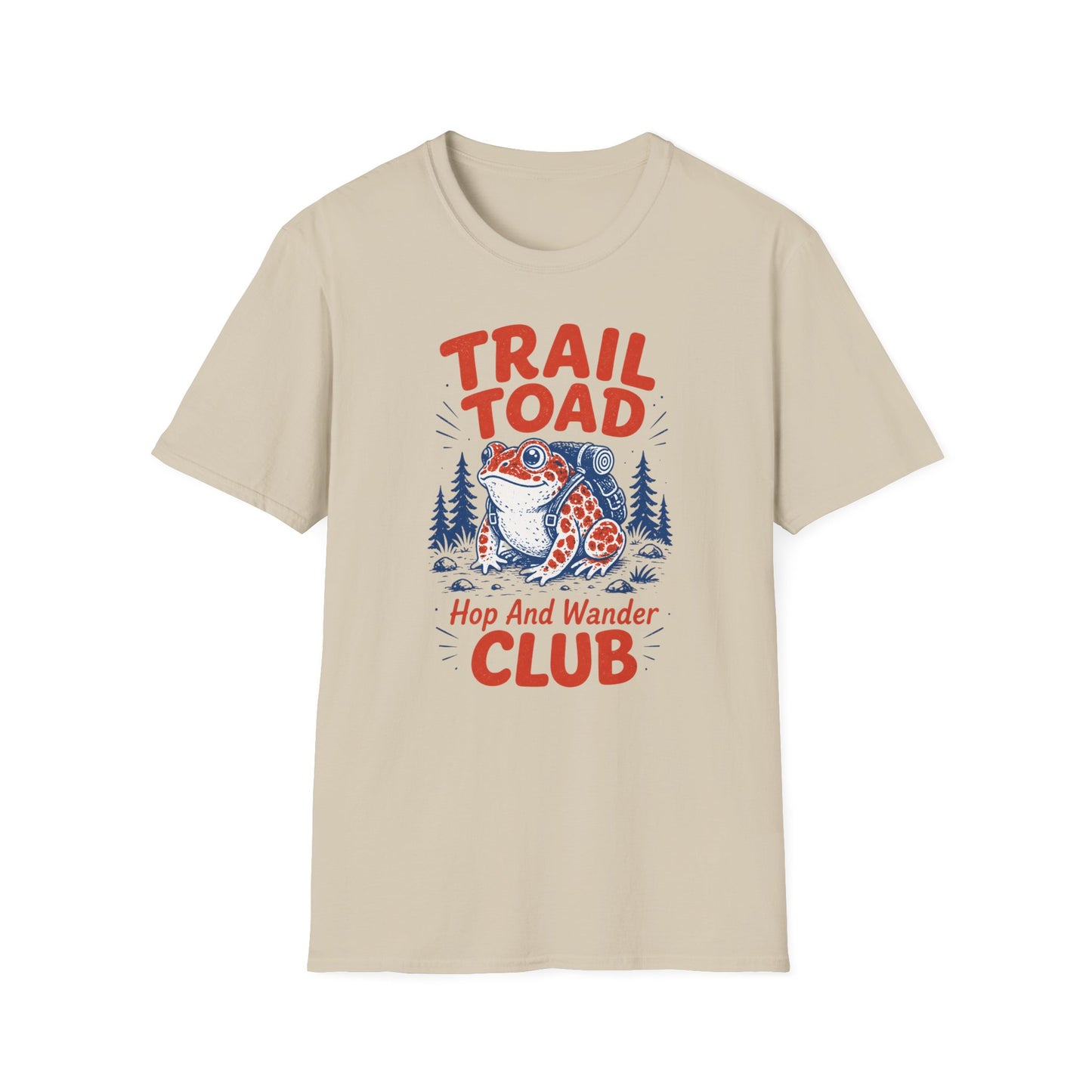 חולצת טישרט Trail Toad Hop And Wander – הדפסה על חולצות באיכות פרימיום