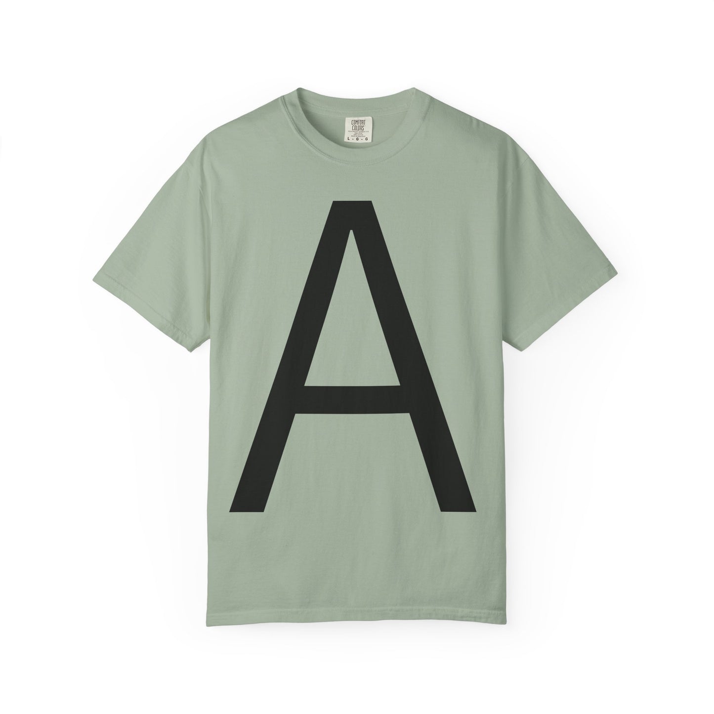 חולצת טי אות A בעיצוב מינימליסטי - Monogram T-Shirt | אלרון פרינט