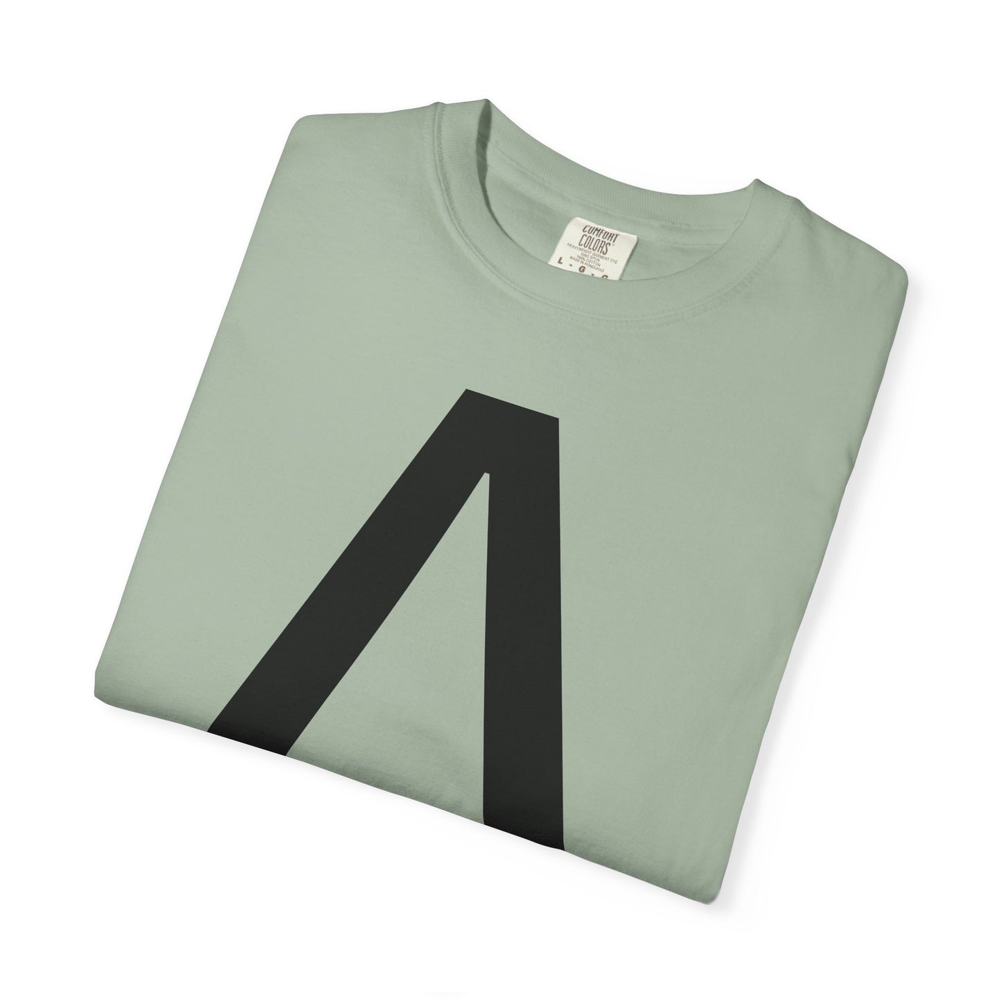 חולצת טי אות A בעיצוב מינימליסטי - Monogram T-Shirt | אלרון פרינט