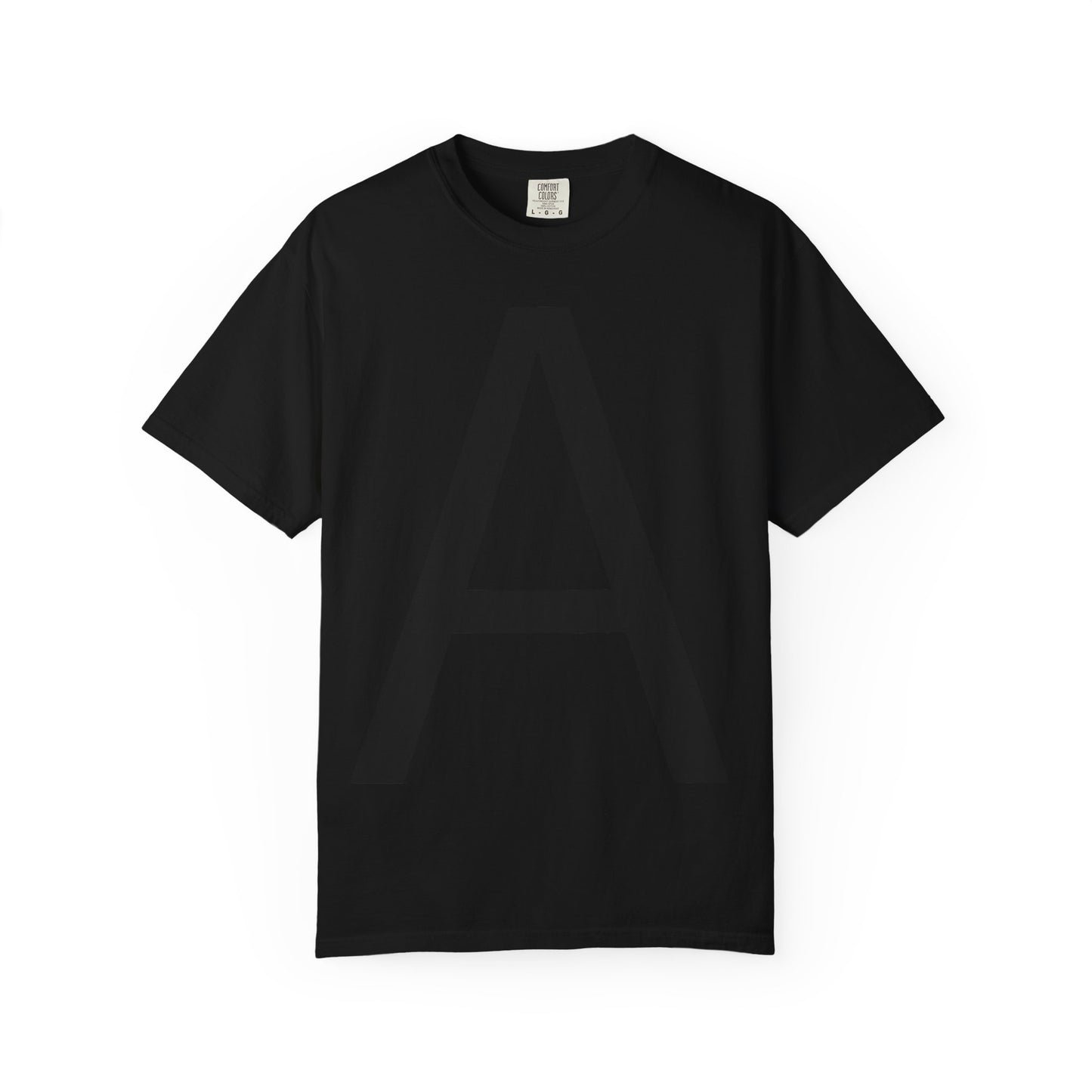 חולצת טי אות A בעיצוב מינימליסטי - Monogram T-Shirt | אלרון פרינט