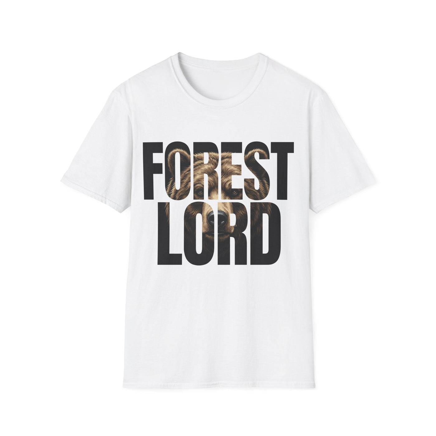 חולצת דוב Forest Lord - הדפסה על חולצות בסגנון יער