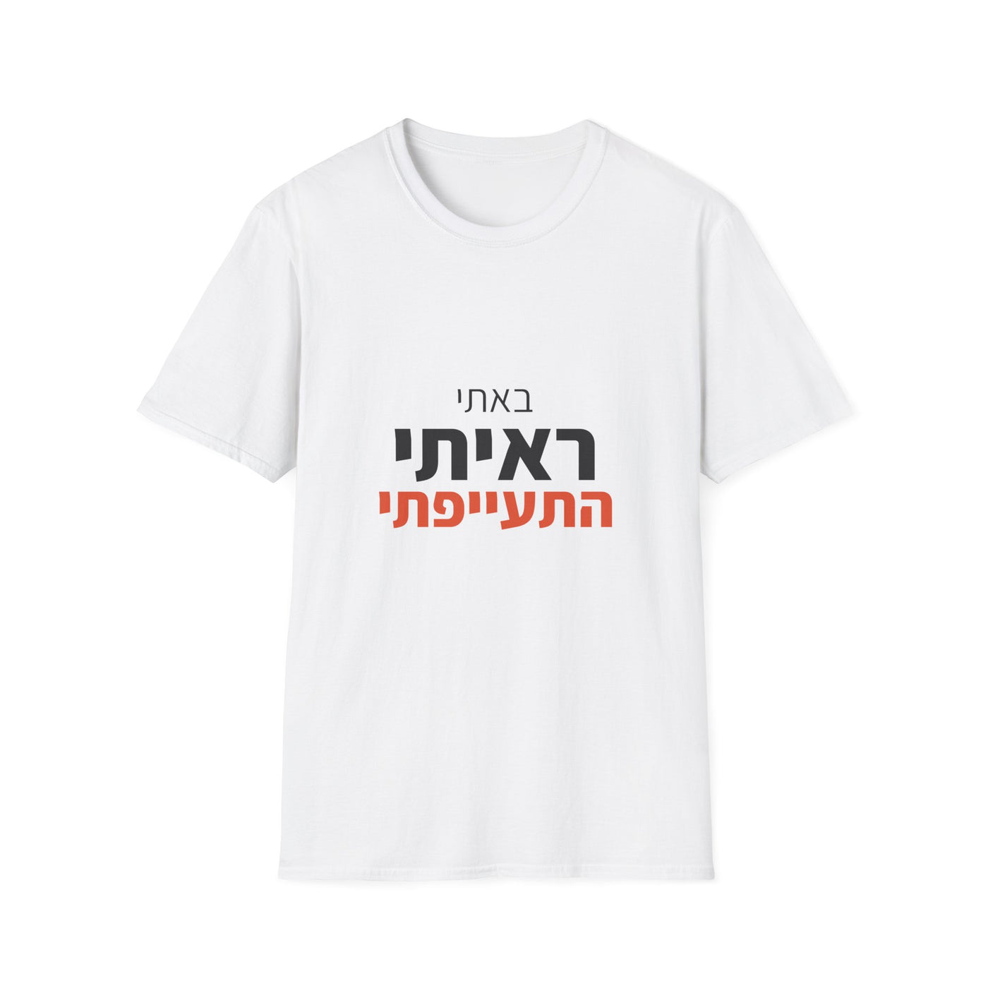 באתי ראיתי התעייפתי | טישרט מודפס ELRONPRINT