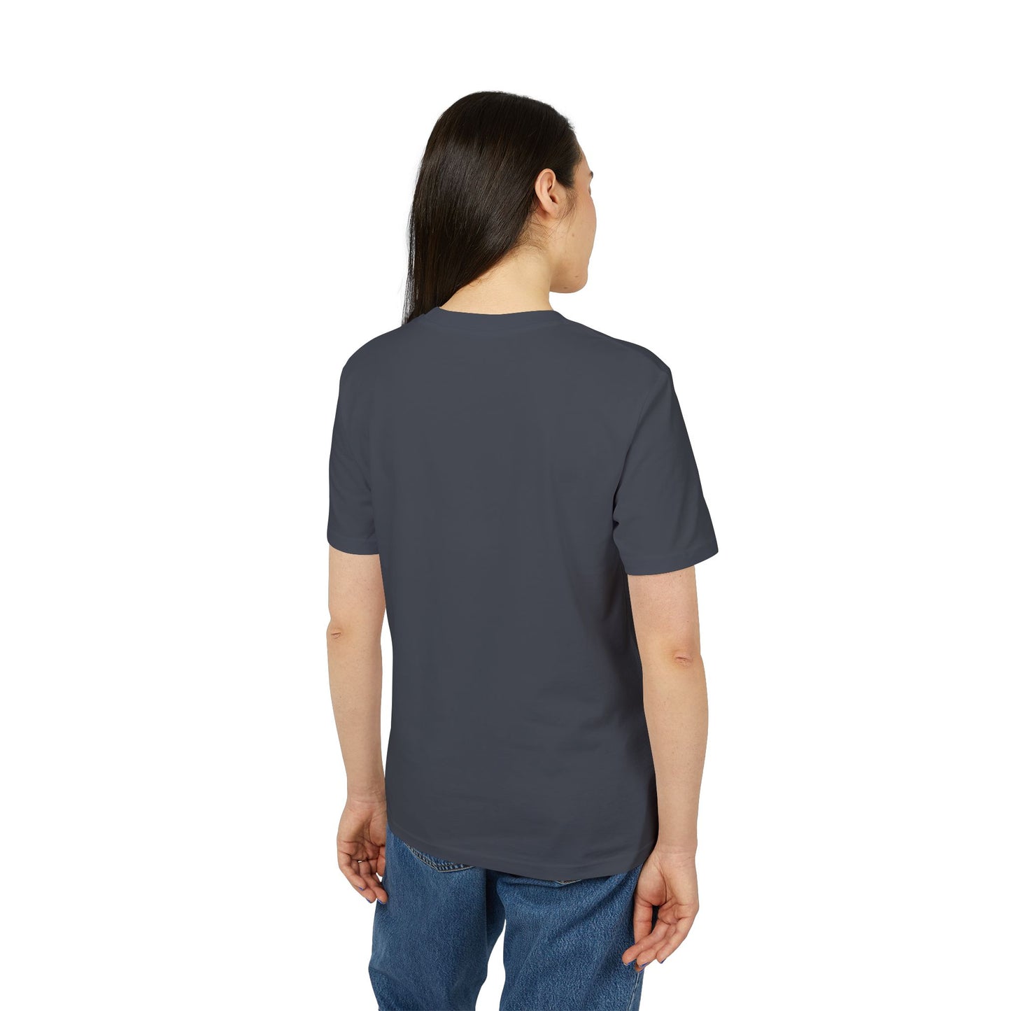 Hebrew Script Minimalist T-Shirt — Centered Text Tee