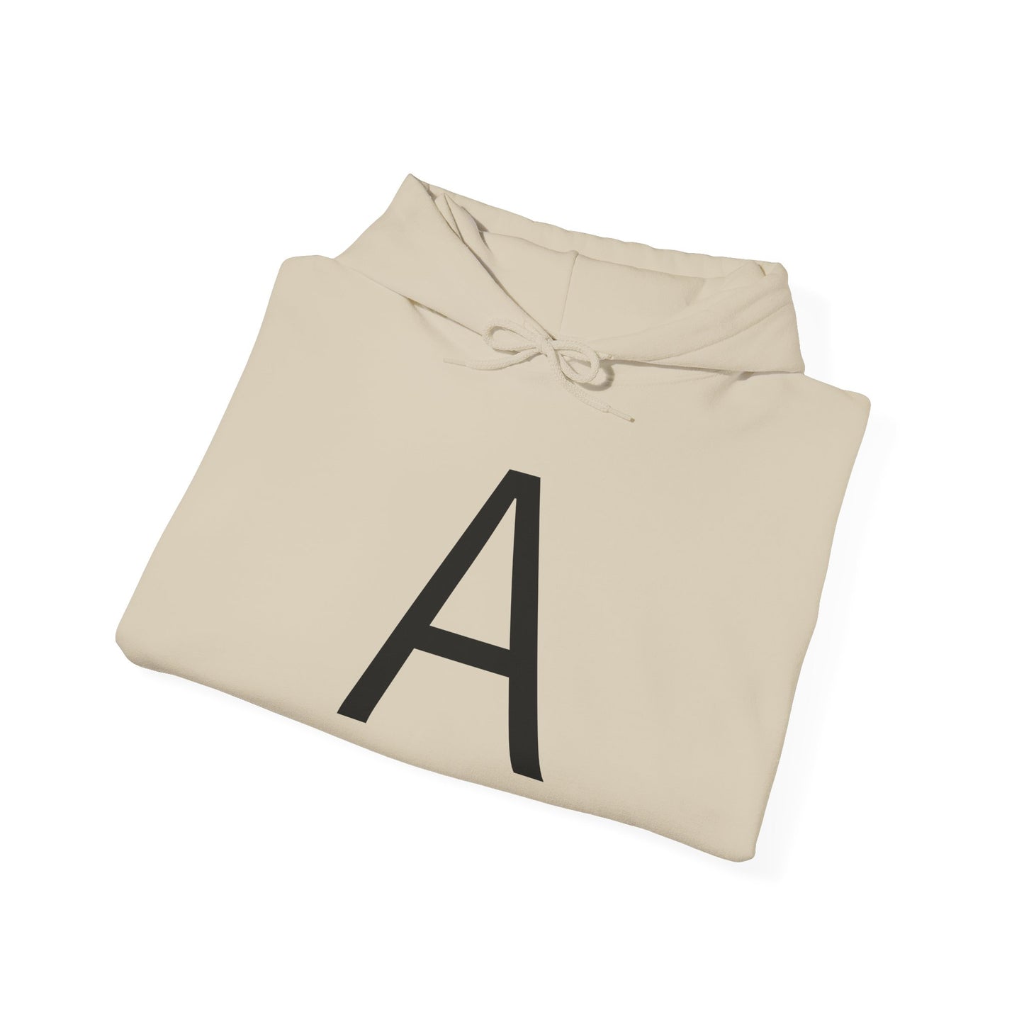 קפוצ'ון אות A בעיצוב מונוגרמה מינימליסטי | אלרון פרינט
