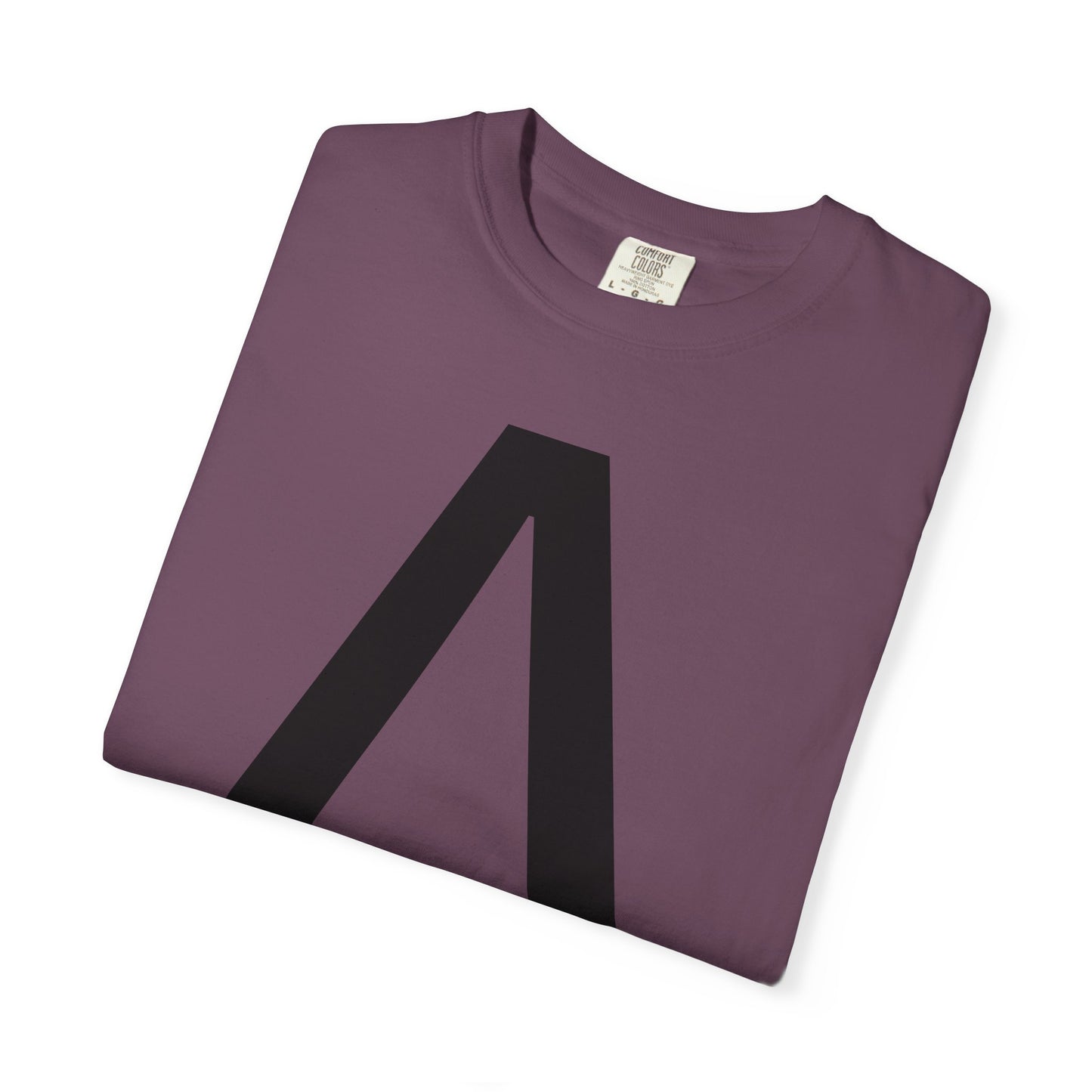 חולצת טי אות A בעיצוב מינימליסטי - Monogram T-Shirt | אלרון פרינט