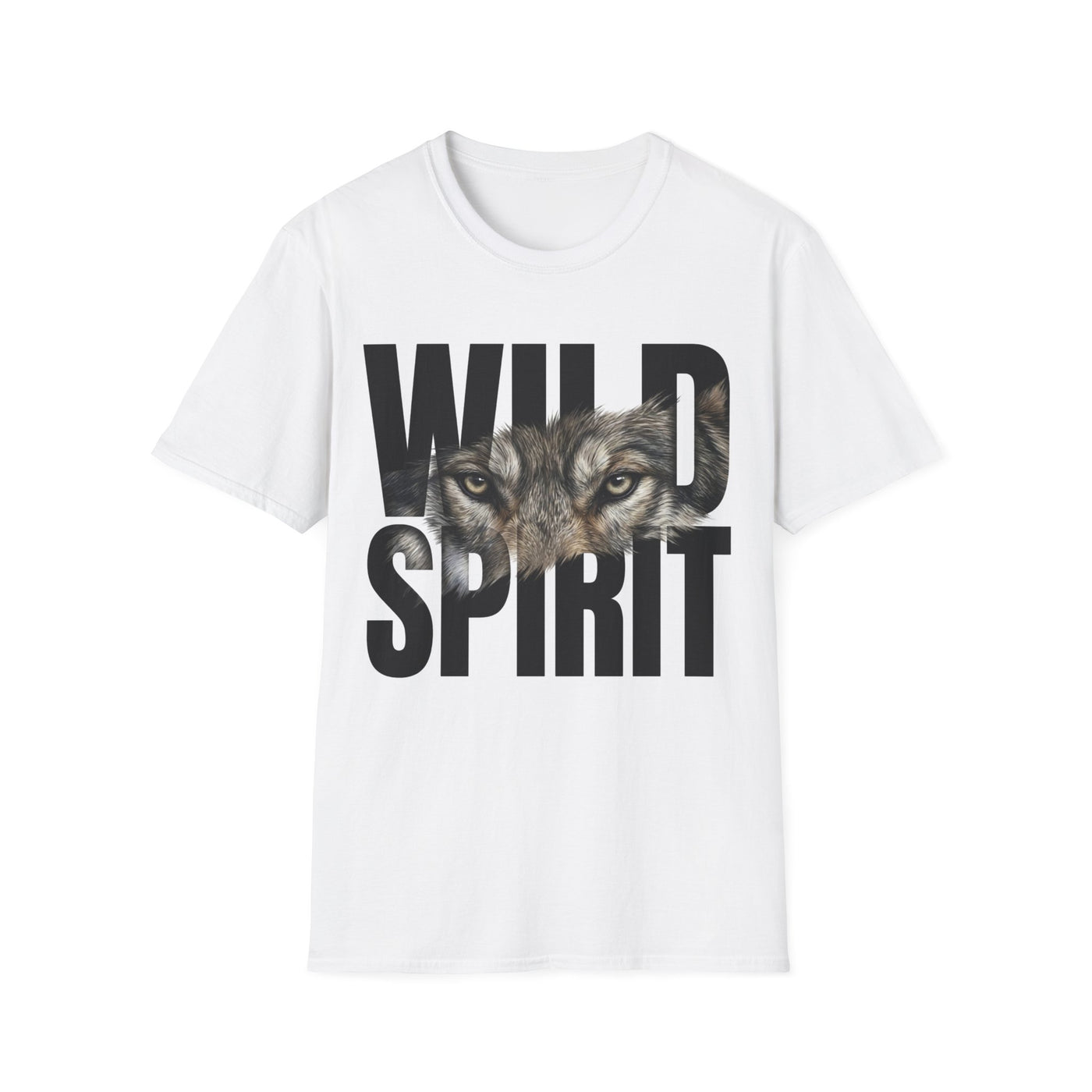חולצת זאב Wild Spirit - הדפסה על חולצות איכותית ליוניסקס