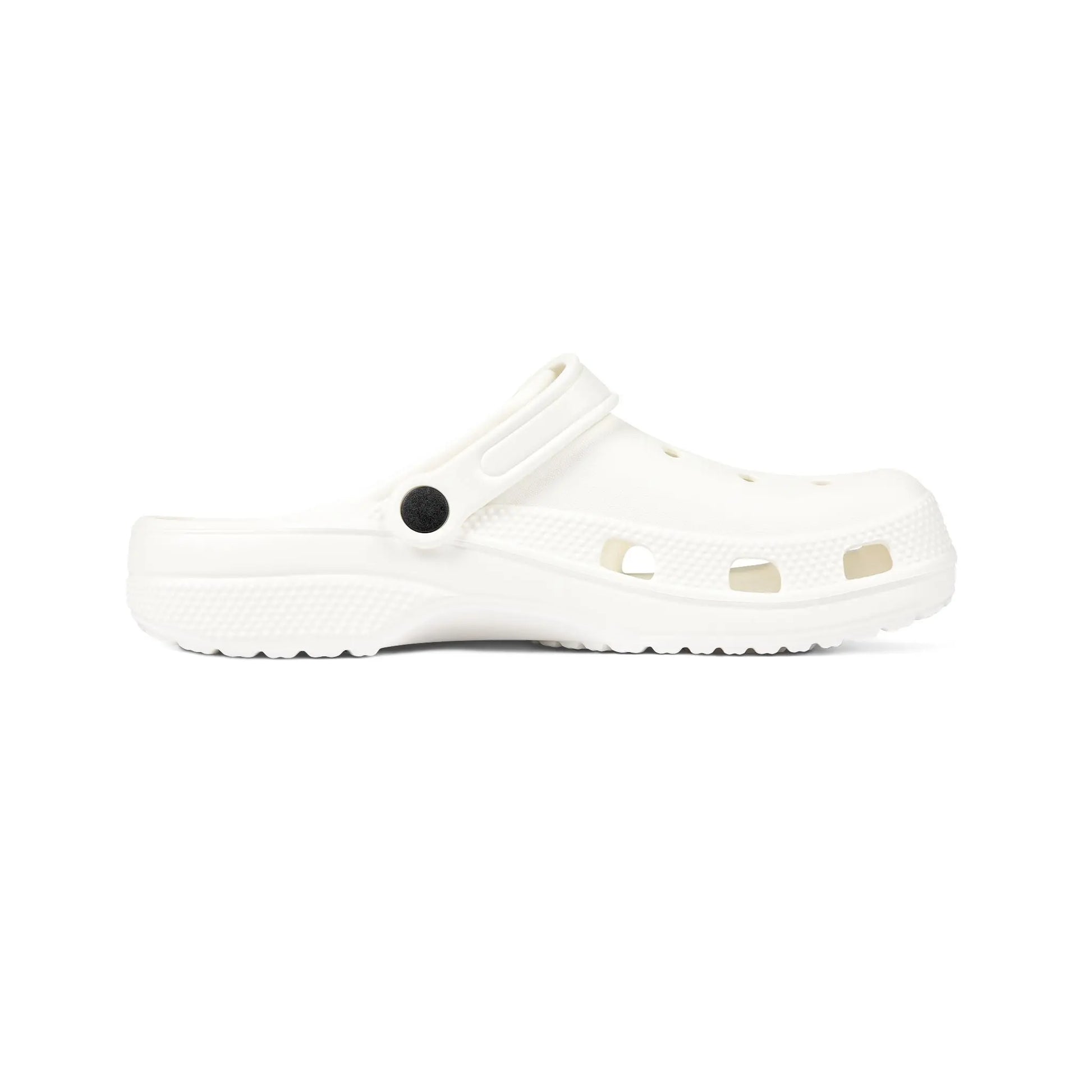 White EVA Foam Clogs — Lightweight Slip-On Garden & Beach Shoes Printify