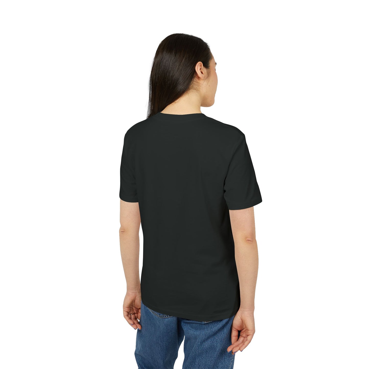 Hebrew Script Minimalist T-Shirt — Centered Text Tee