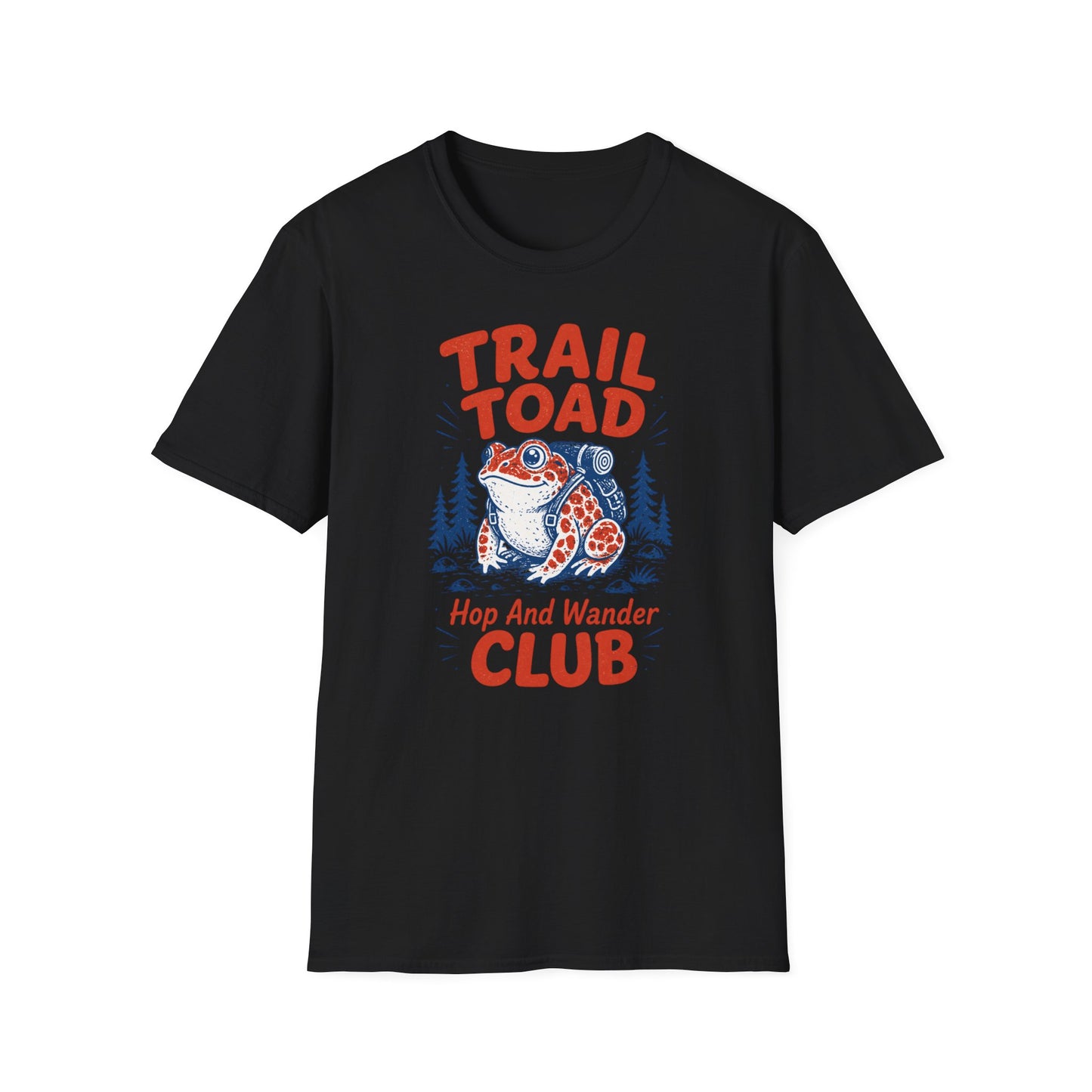 חולצת טישרט Trail Toad Hop And Wander – הדפסה על חולצות באיכות פרימיום