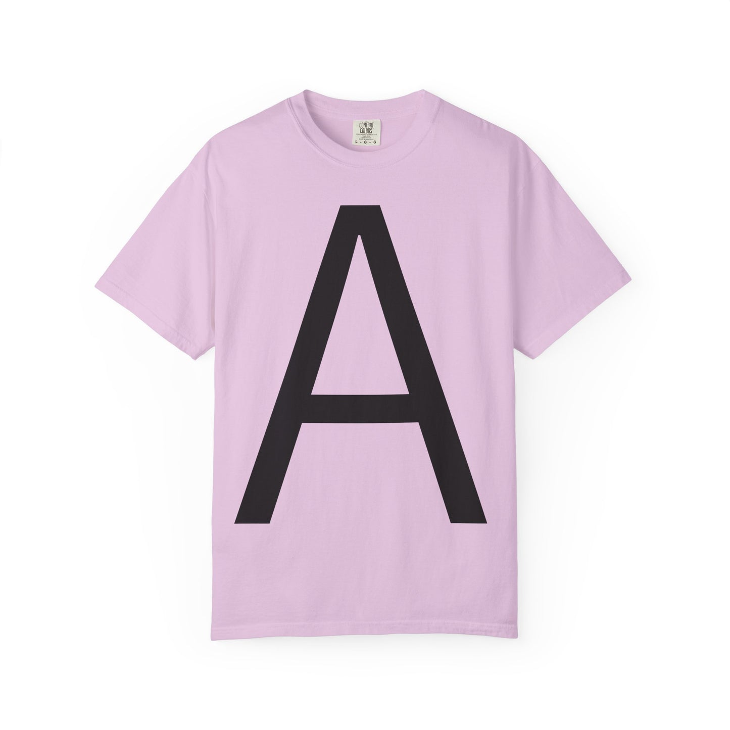 חולצת טי אות A בעיצוב מינימליסטי - Monogram T-Shirt | אלרון פרינט