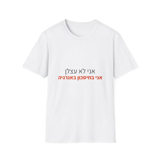 הדפסה על חולצות — אני לא עצלן אני בחיסכון באנרגיה (1)