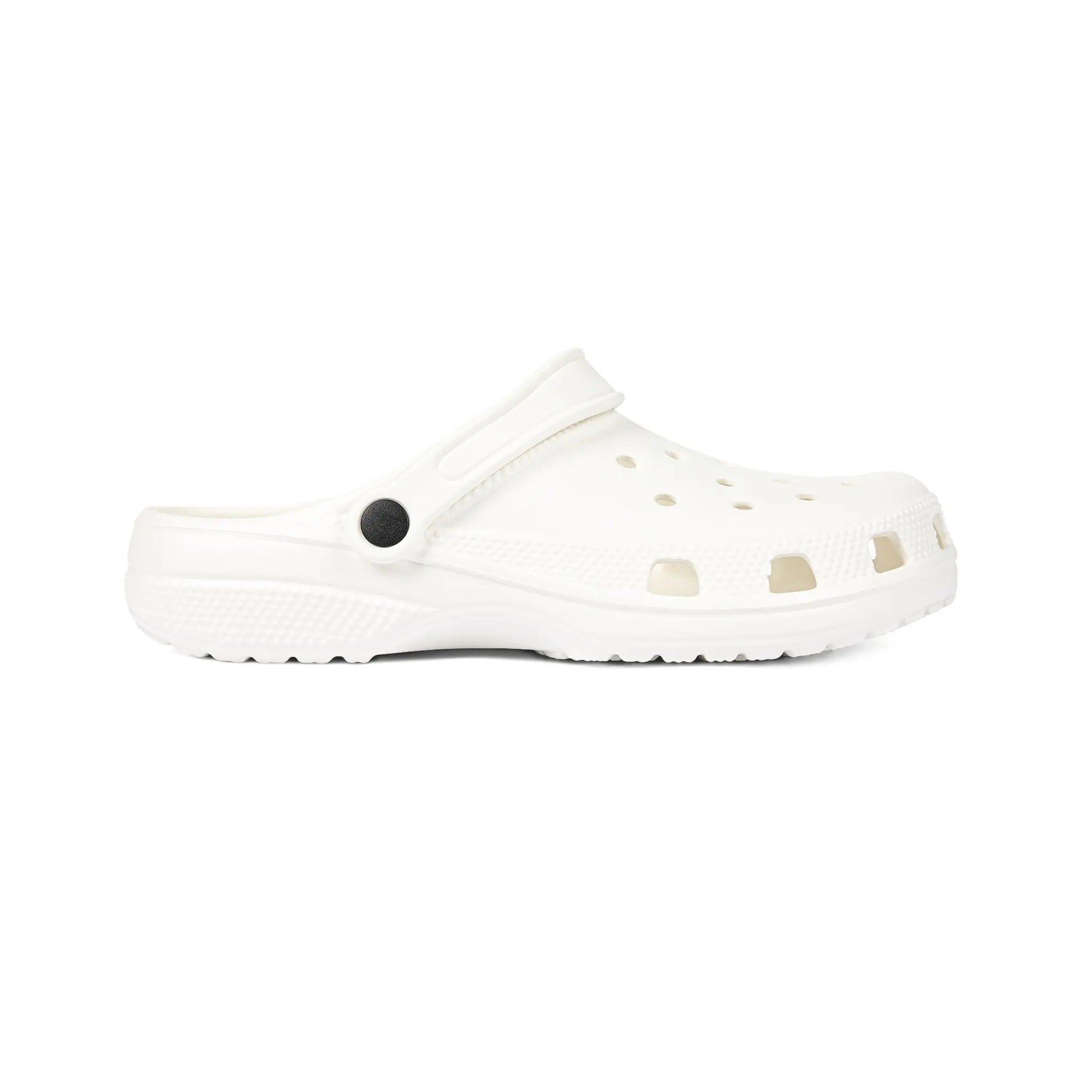 White EVA Foam Clogs — Lightweight Slip-On Garden & Beach Shoes Printify