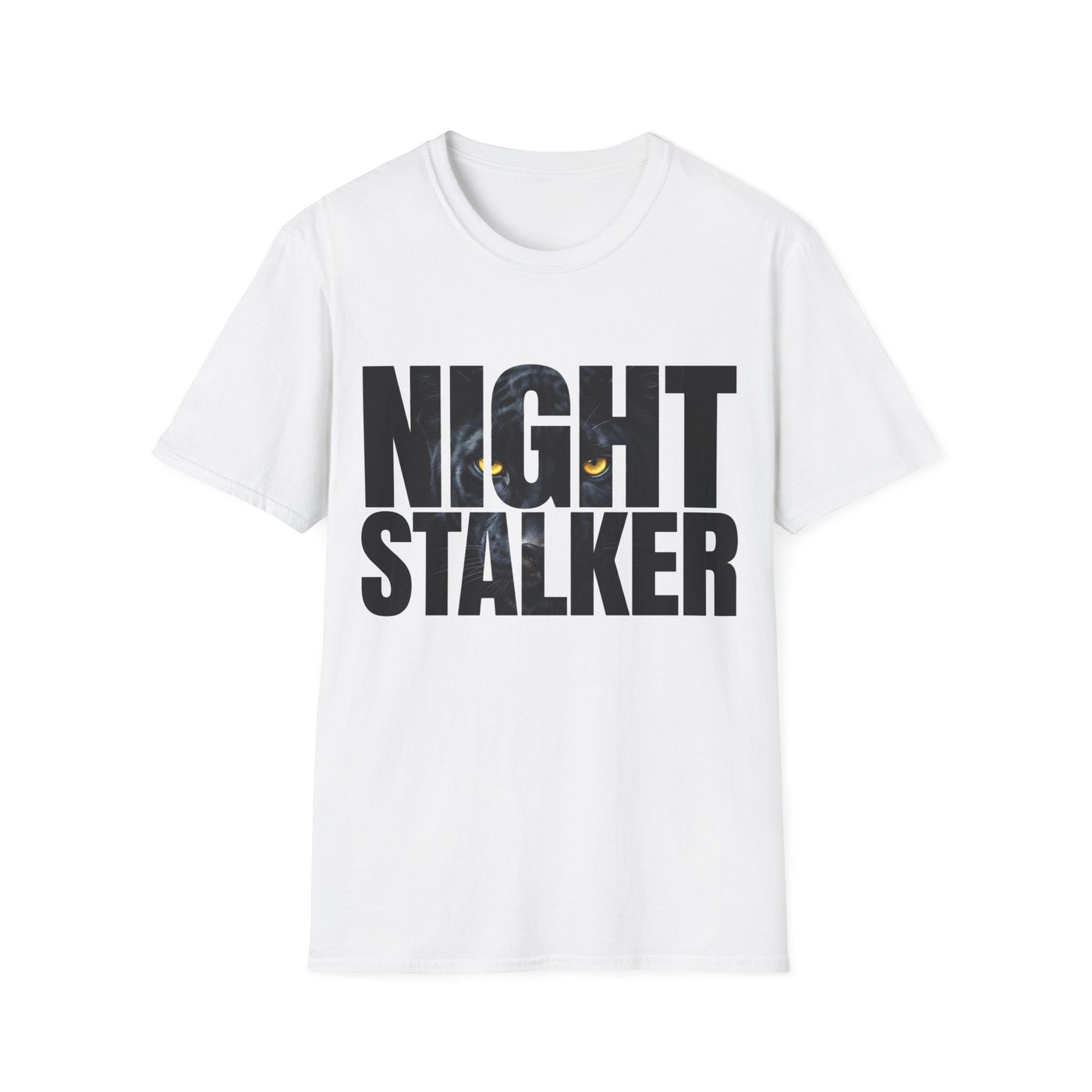 חולצת פנתר שחור Night Stalker - טישרט עם הדפס מקורי ליוניסקס