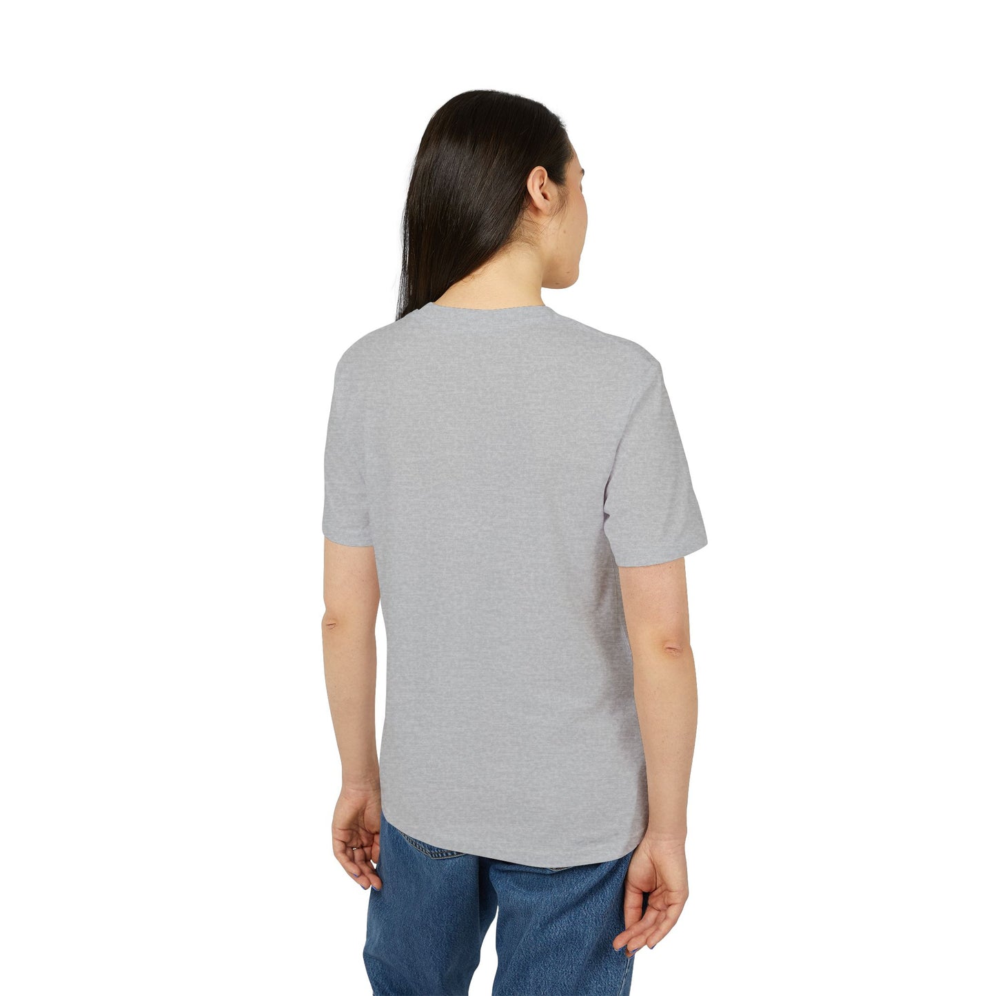 Hebrew Script Minimalist T-Shirt — Centered Text Tee