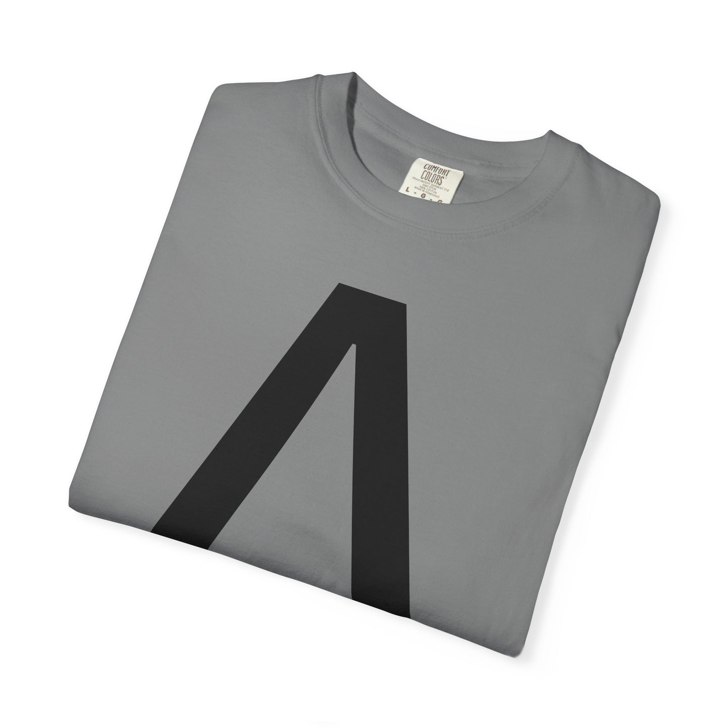 חולצת טי אות A בעיצוב מינימליסטי - Monogram T-Shirt | אלרון פרינט