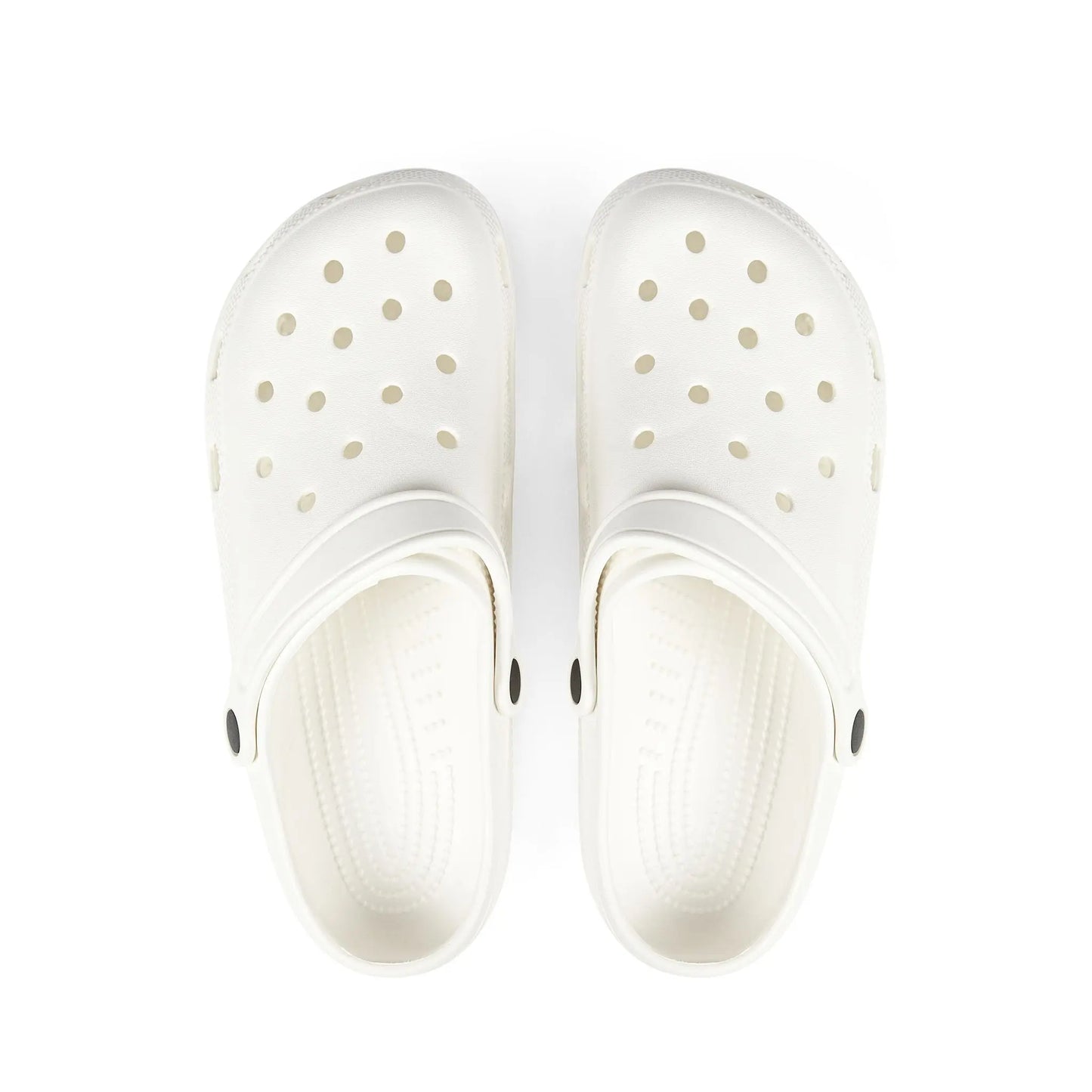 White EVA Foam Clogs — Lightweight Slip-On Garden & Beach Shoes Printify