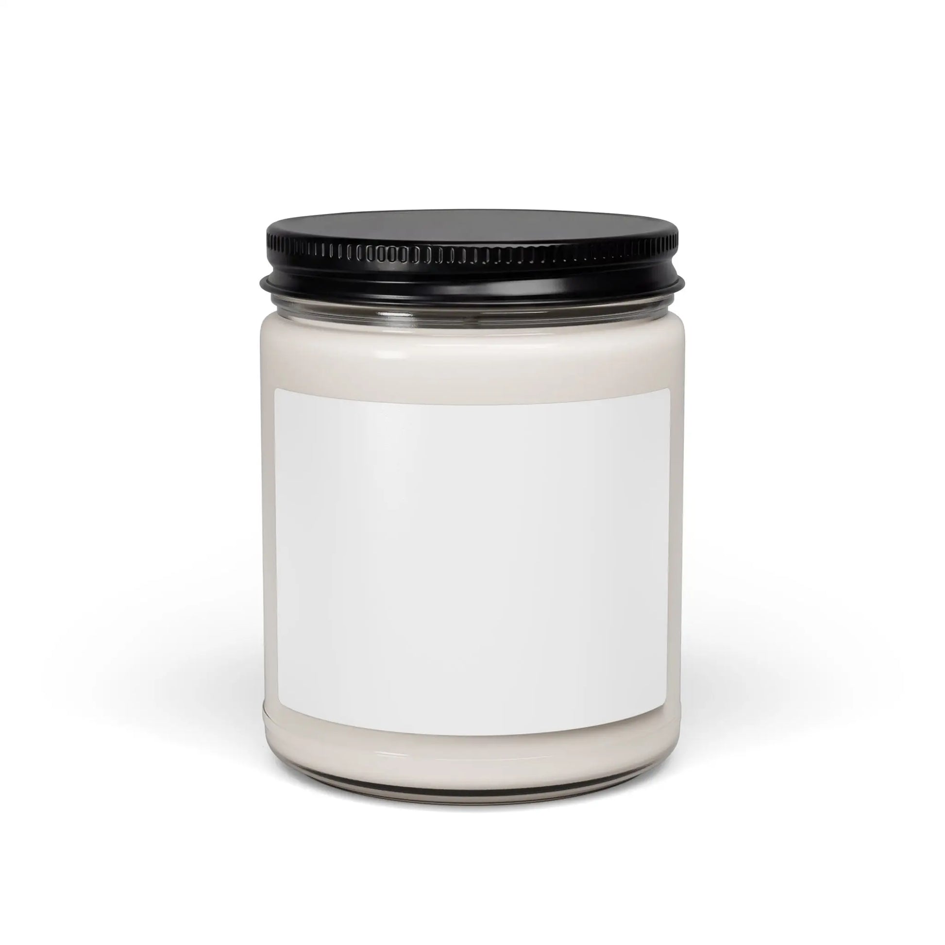 נר סויה טבעי בכלי זכוכית מעוצב – 50-60 שעות בעירה -  אלרון פרינט