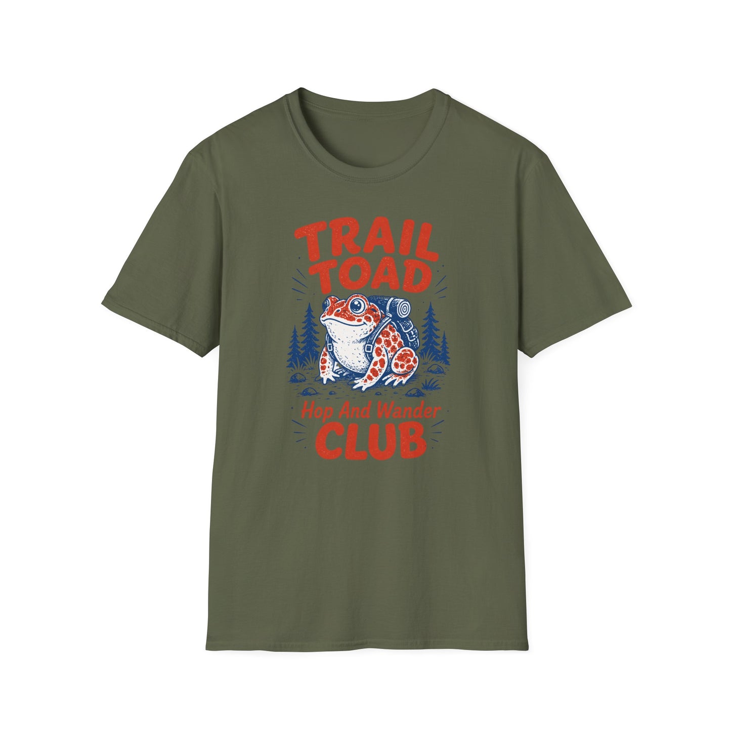 חולצת טישרט Trail Toad Hop And Wander – הדפסה על חולצות באיכות פרימיום